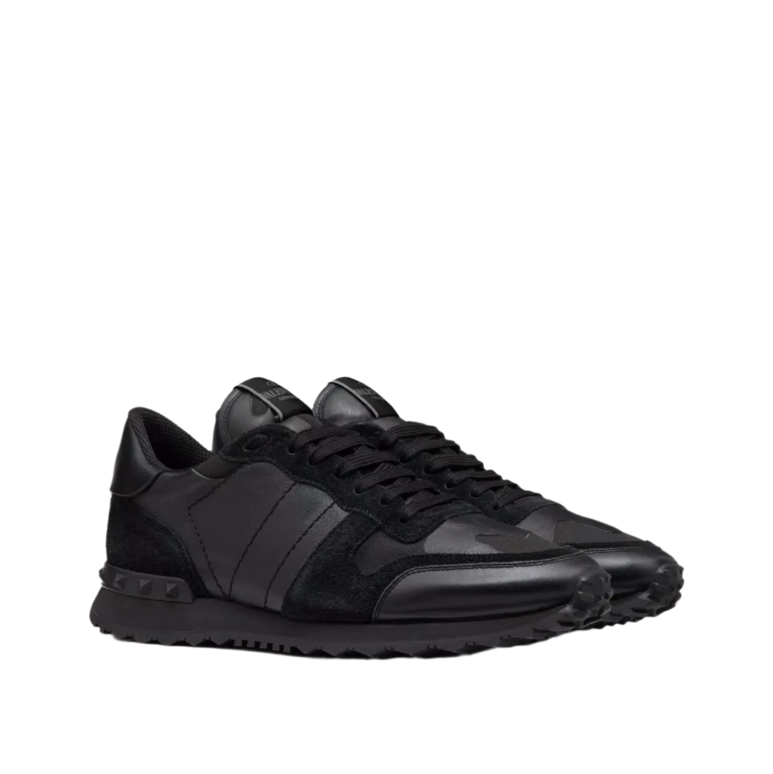 Valentino Garavani Rockrunner Camouflage Lace-Up Sneakers