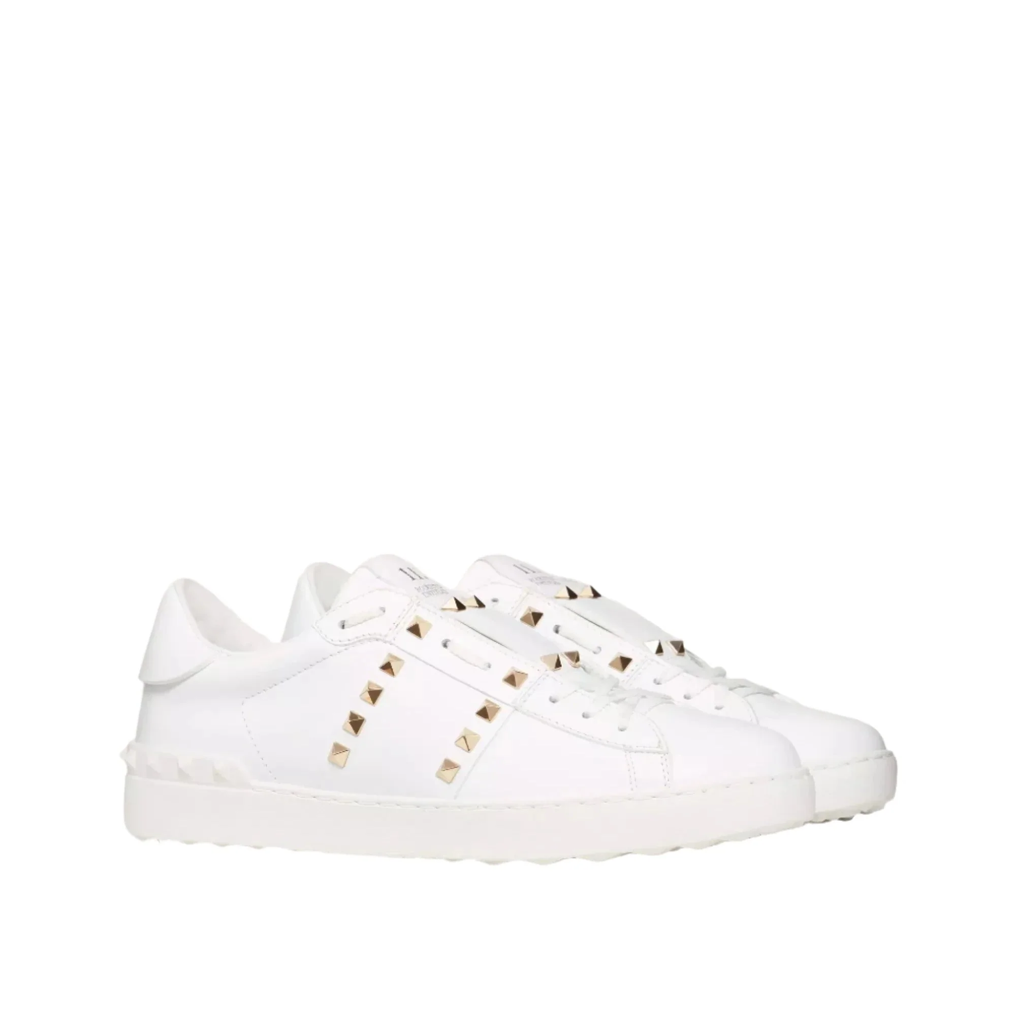Valentino Garavani Rockstud Untitled 11' Sneakers White - Image 5
