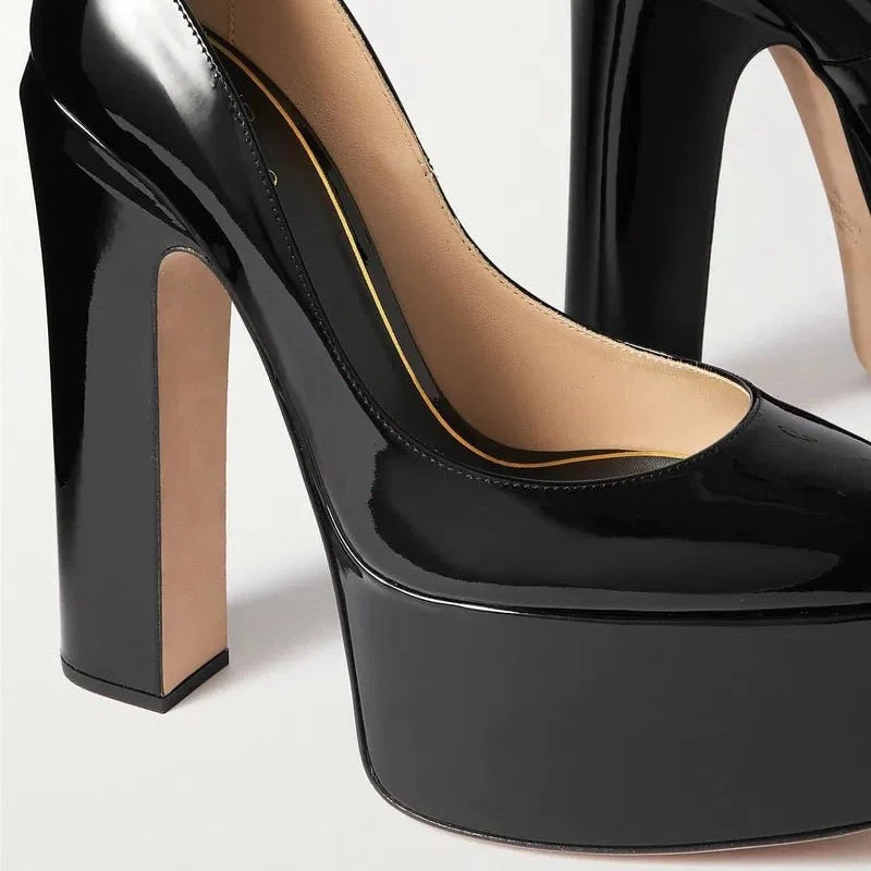 Valentino Tan-Go Platform Pumps - Image 3