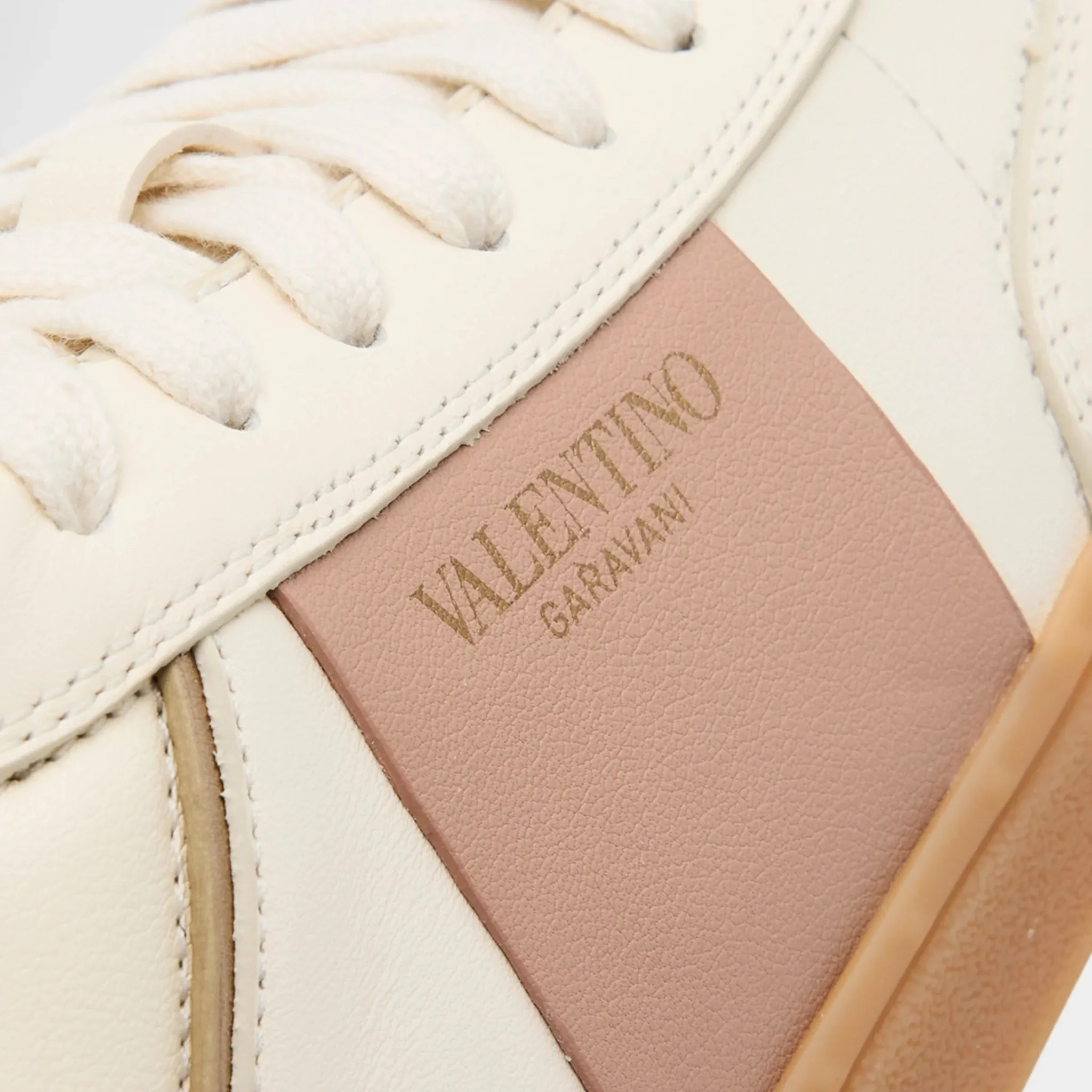 Valentino Garavani Upvillage Bicolor Stripe Low-Top Sneaker - Image 5