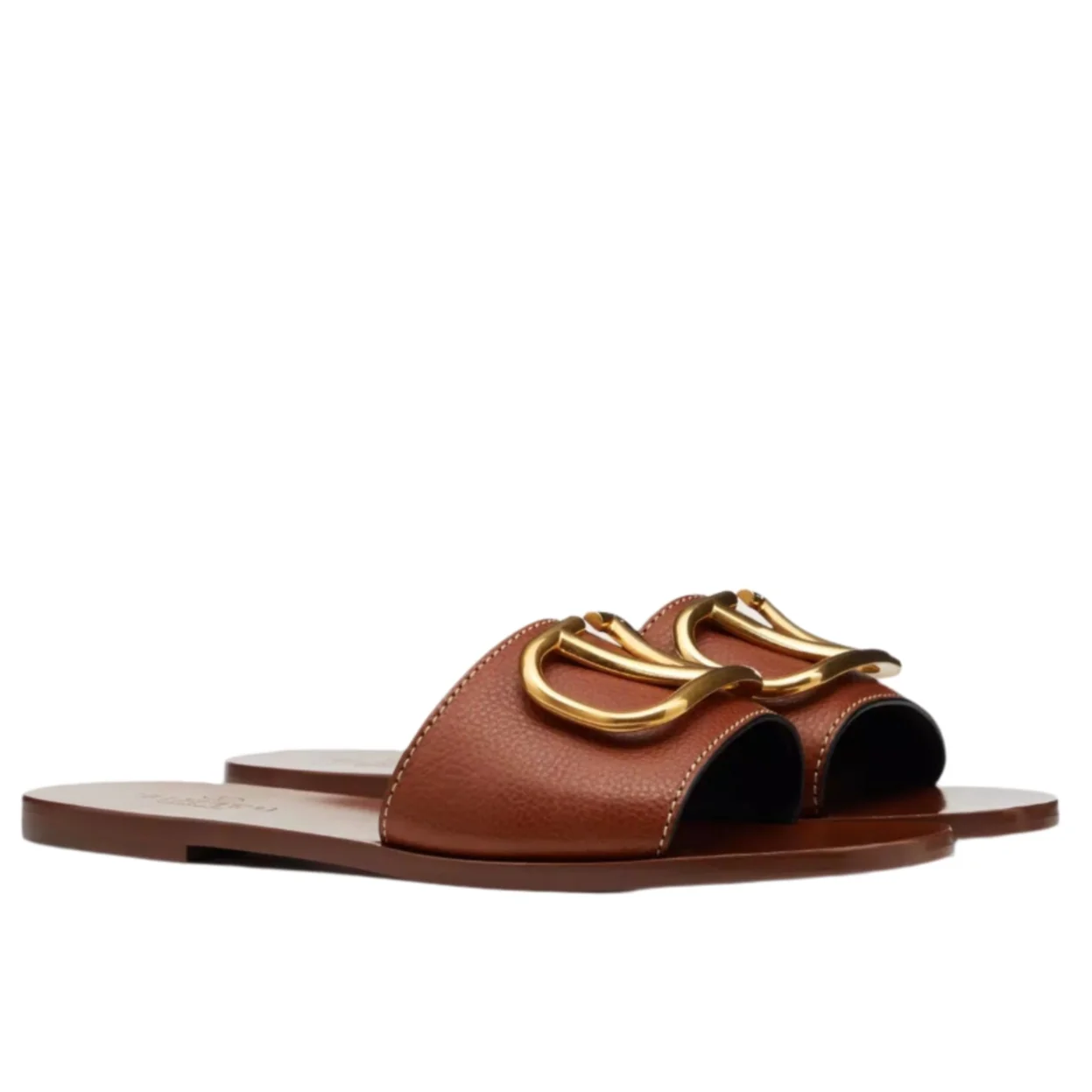 Valentino Garavani VLogo Leather Slides