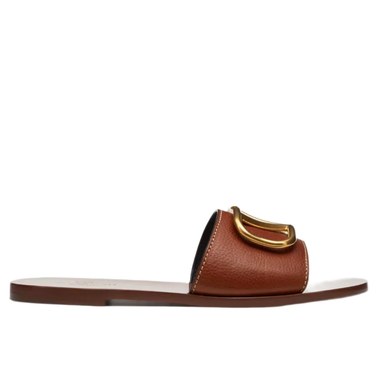 Valentino Garavani VLogo Leather Slides - Image 6