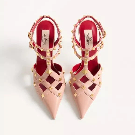 Valentino Studdy Leather Pumps 10 Cm - Image 2