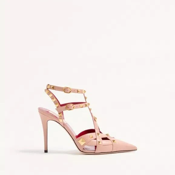 Valentino Studdy Leather Pumps 10 Cm - Image 3