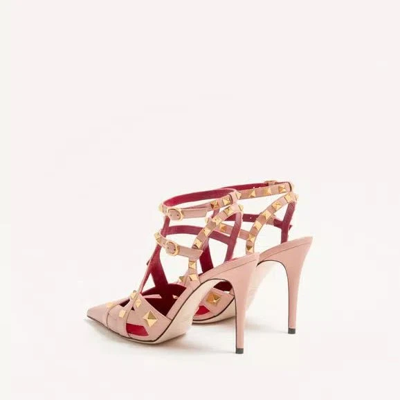Valentino Studdy Leather Pumps 10 Cm - Image 4