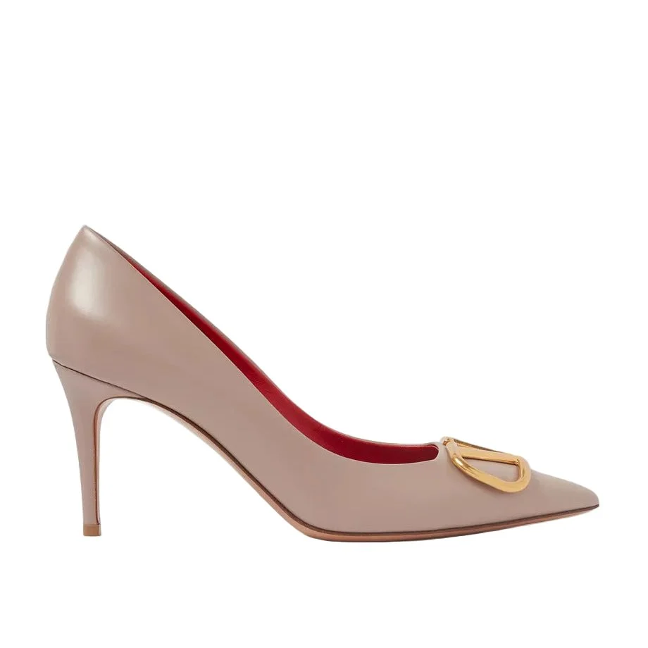 Valentino Taupe V Heels - Image 3