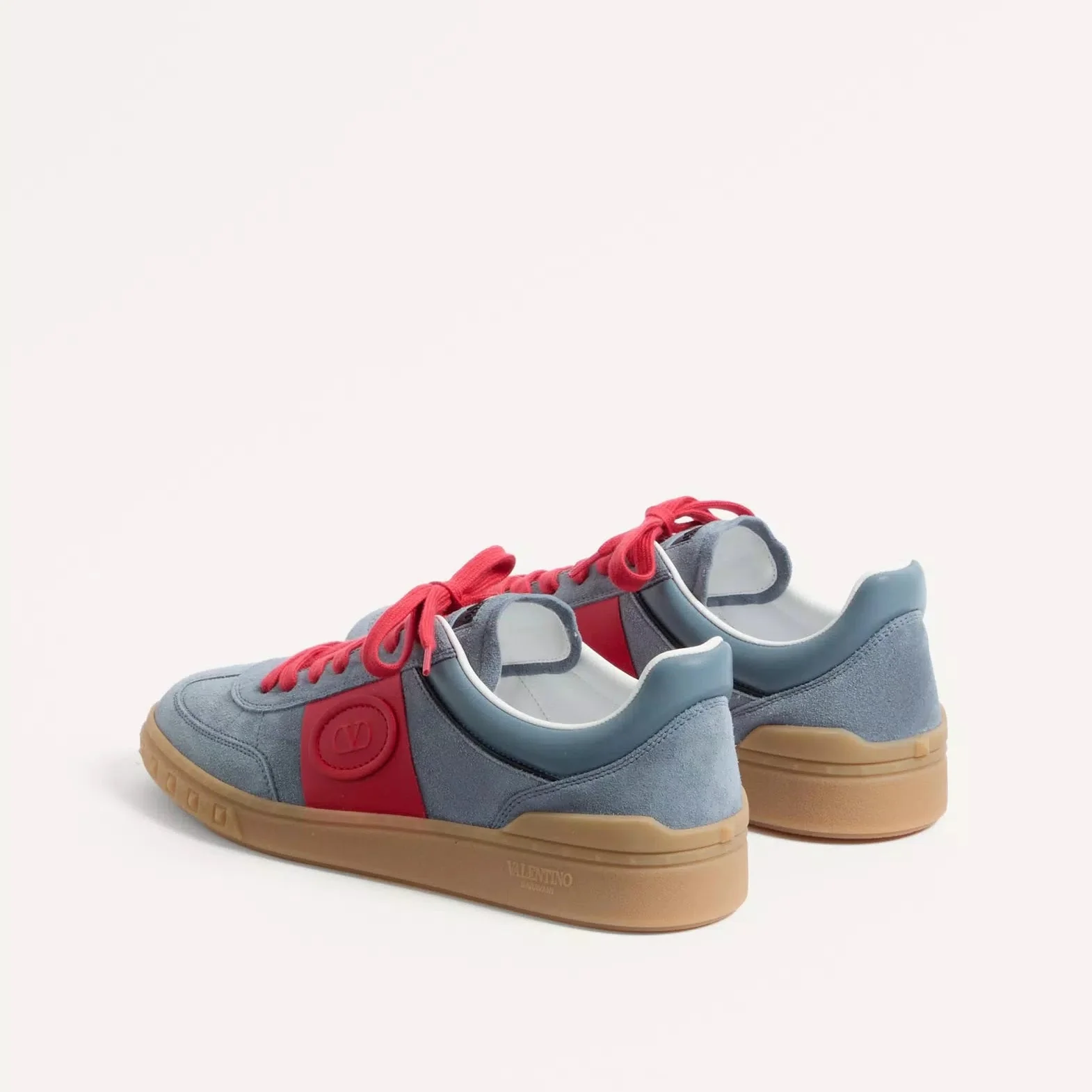 Valentino Upvillage Low Top Sneaker In Split Leather - Image 3