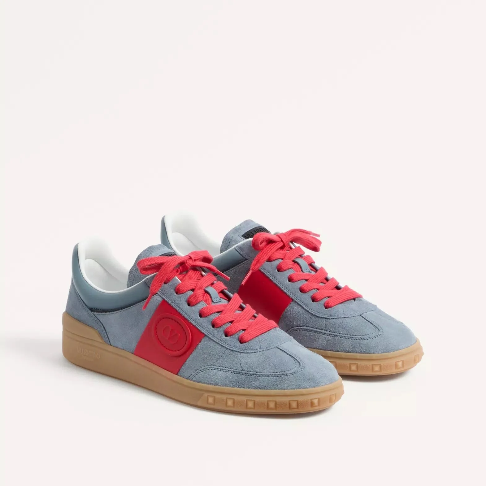 Valentino Upvillage Low Top Sneaker In Split Leather - Image 6