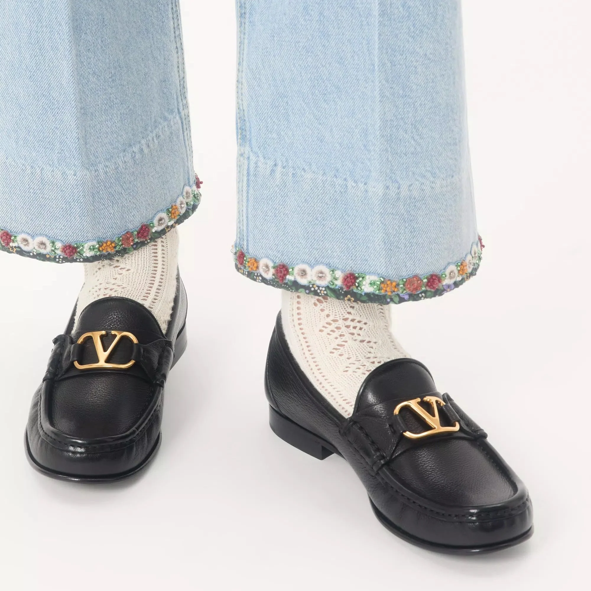 Valentino Vlogo Signature Buffalo Loafer - Image 5