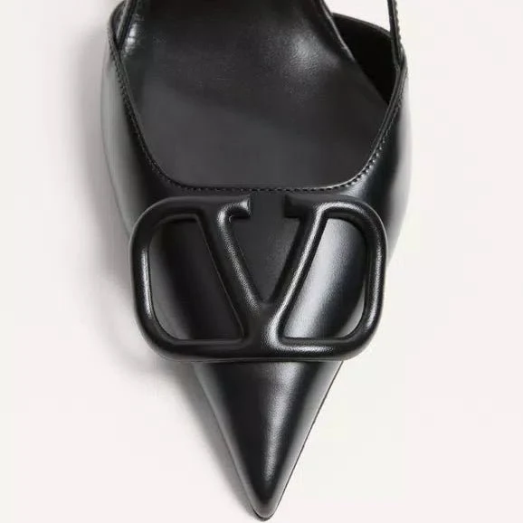 Valentino Vlogo Signature Slingback Pump 80 mm - Image 3