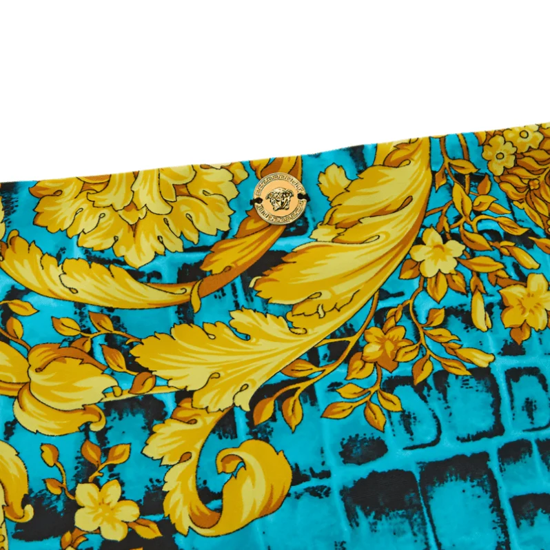 Versace Baroque-Print Tie-Side Bikini Briefs in - Image 6