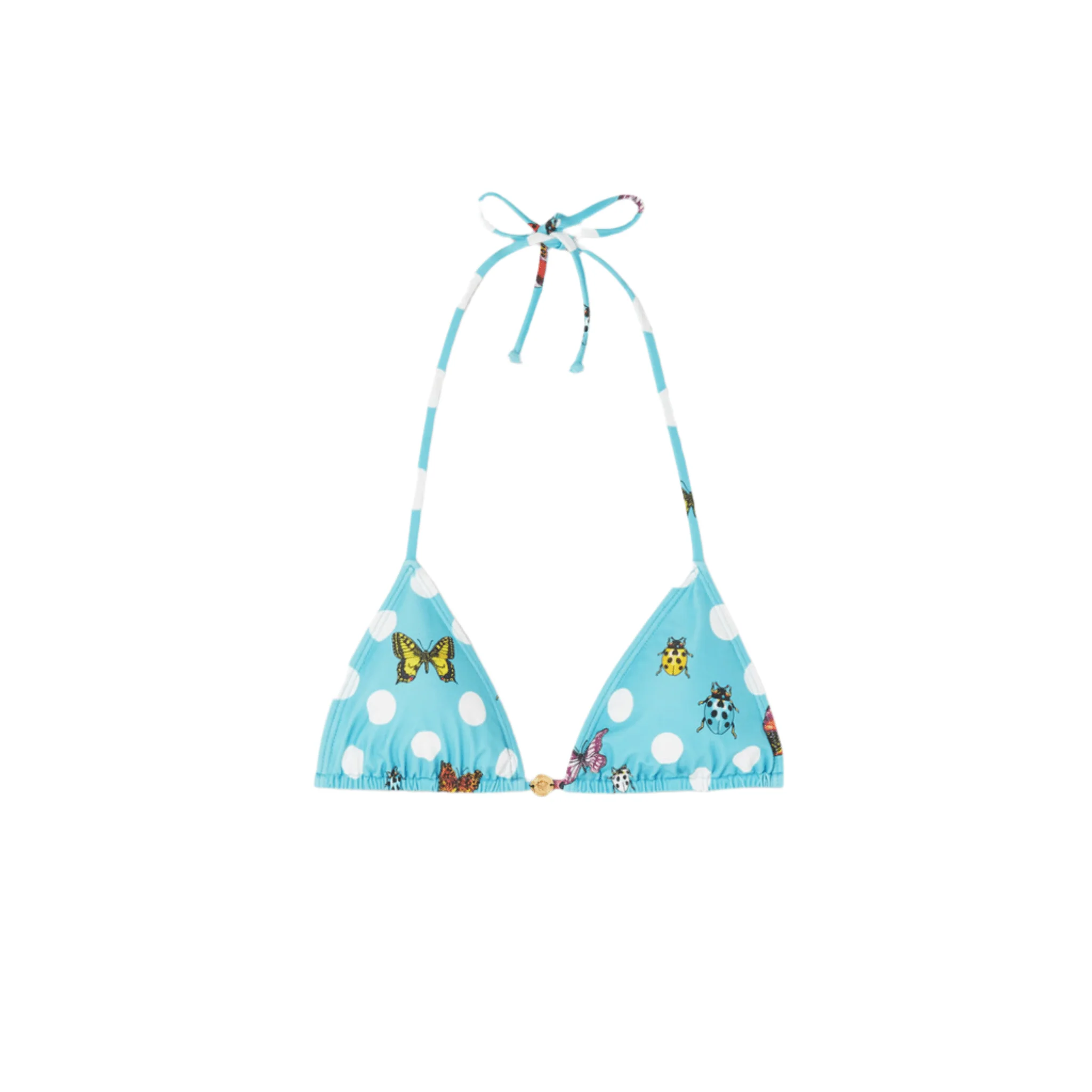 Versace Dua Lipa Butterflies Bikini Bottoms In Blue - Image 4