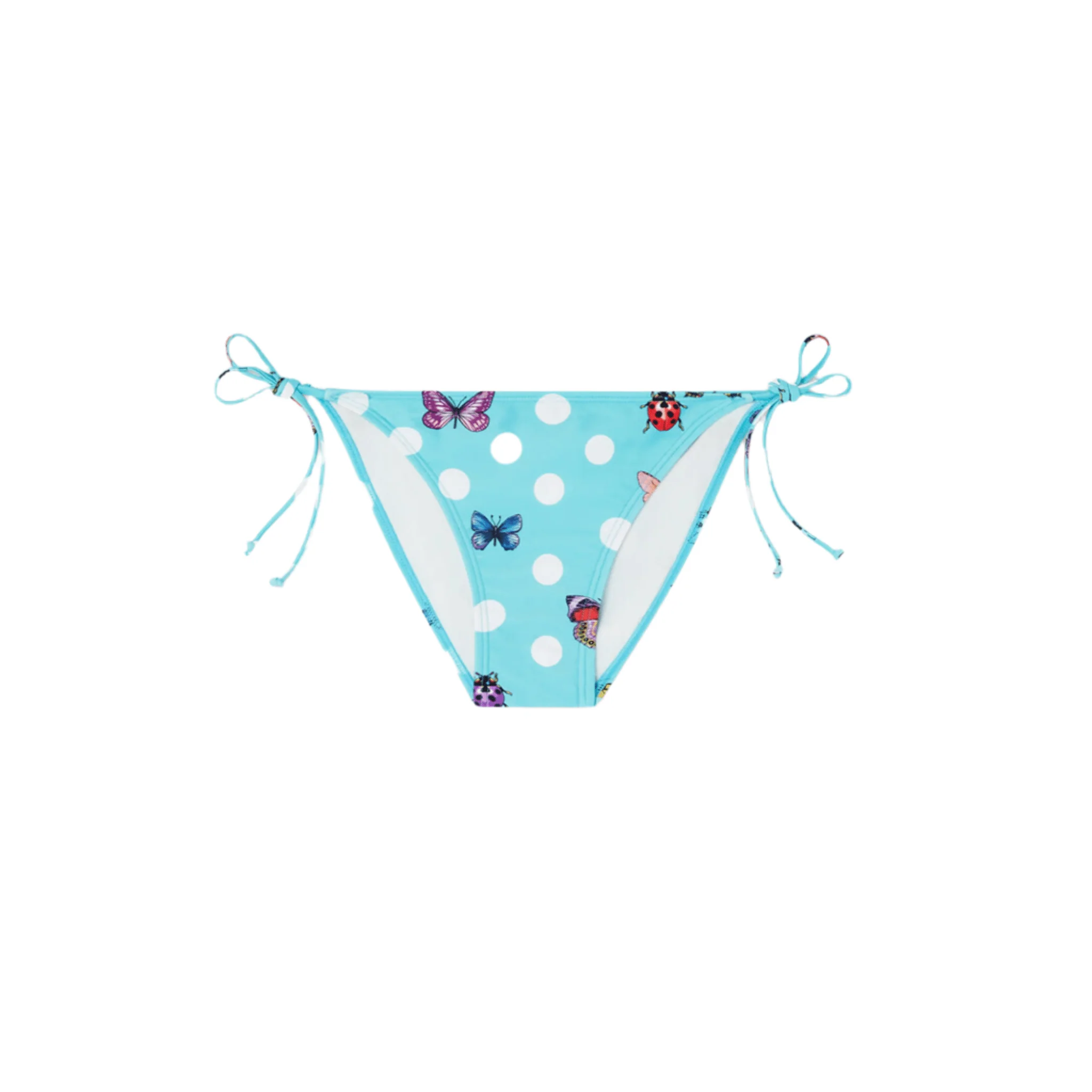 Versace Dua Lipa Butterflies Bikini Bottoms In Blue - Image 5