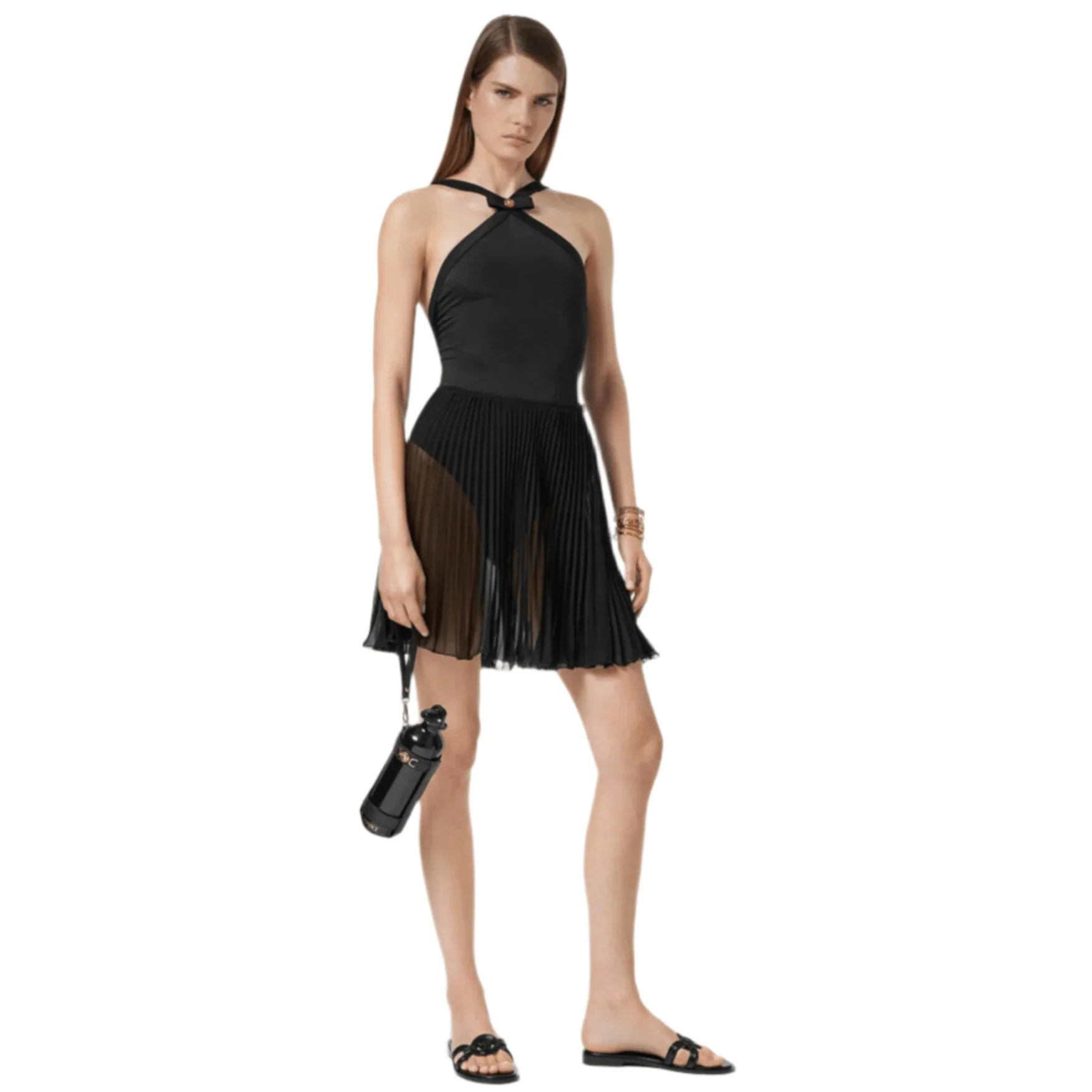 Versace Gianni Ribbon One-Piece Swimsuit - Image 4