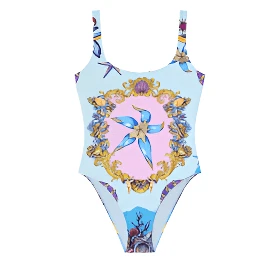 Versace Tresor De La Mer One-Piece Swimsuit - Image 3