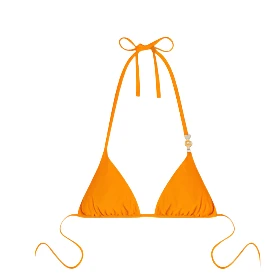 Versace Triangle Bikini Bottoms In Orange - Image 4