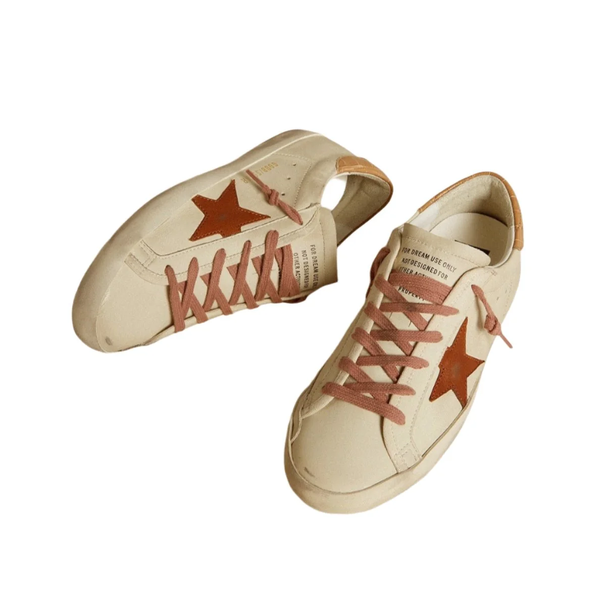 Women’s Super-Star With Leather Star and Crocodile-Print Leather Heel Tab - Image 2
