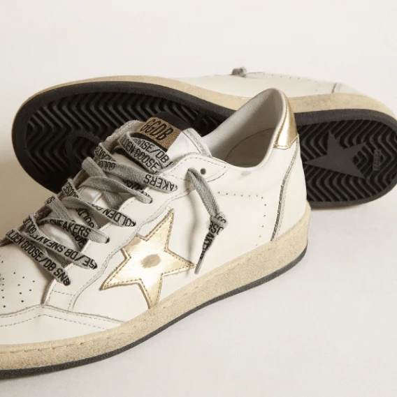 Women's Ball Star With Gold Star And Heel Tab - Image 3