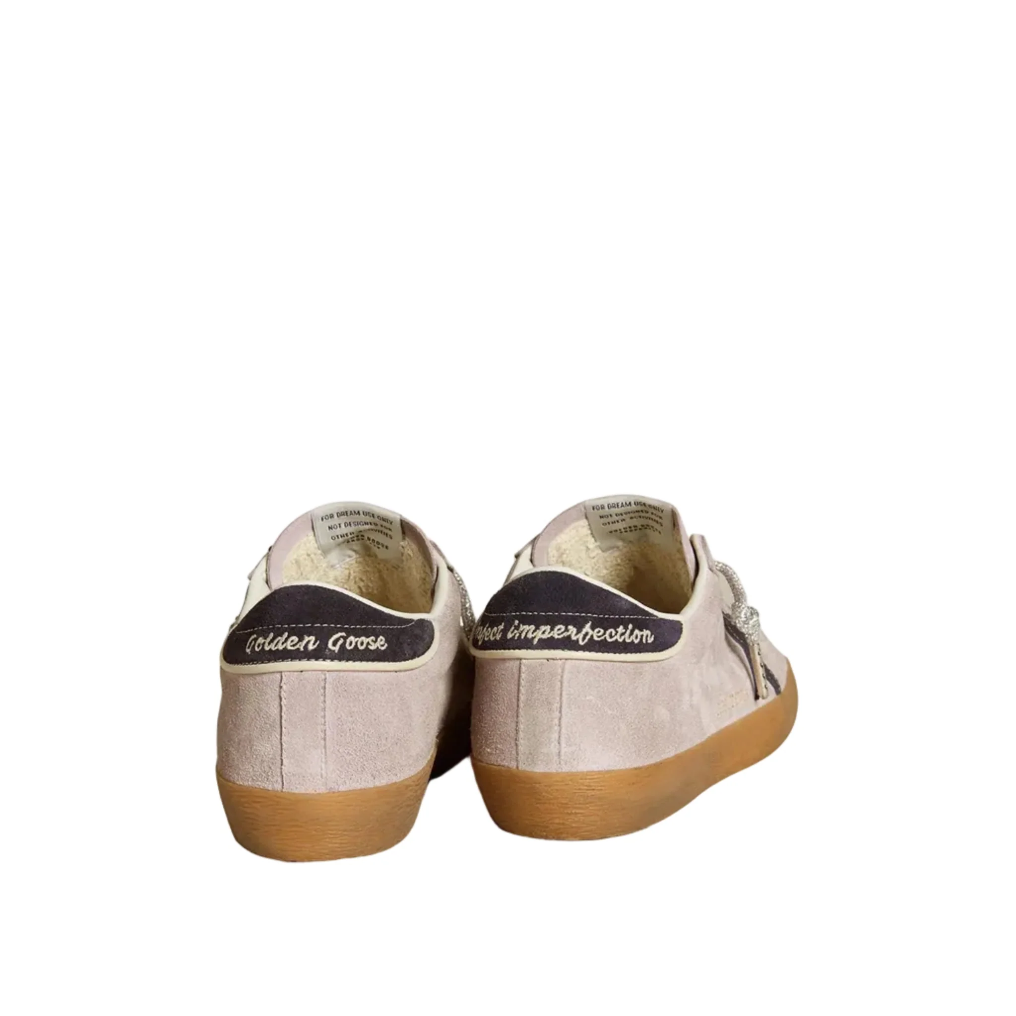 Golden Goose Women's Super-Star in Lilac Suede With Midnight Blue Suede - Image 4