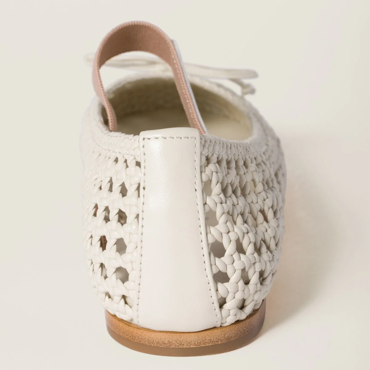 Miu Miu Mesh-Design Ballet Flats - Image 3