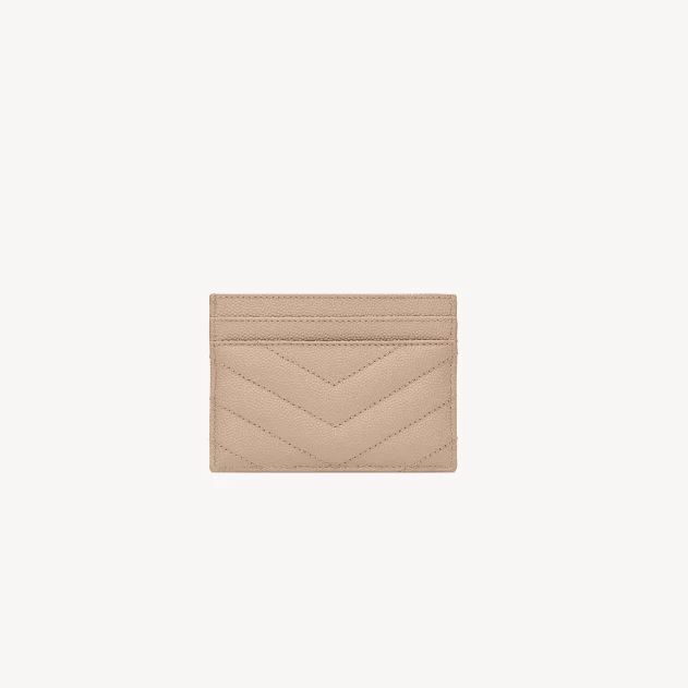 Yves Saint Laurent  Card Case In Grain De Poudre Leather - Image 2
