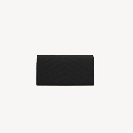Yves Saint Laurent Large Fap Wallet I Grain De Poudre Leather - Image 4